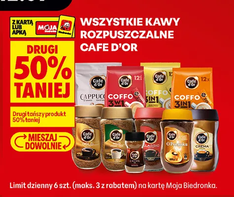 Kawa rozpuszczalna Coffo 3w1 Cafe d'Or promocja w Biedronka