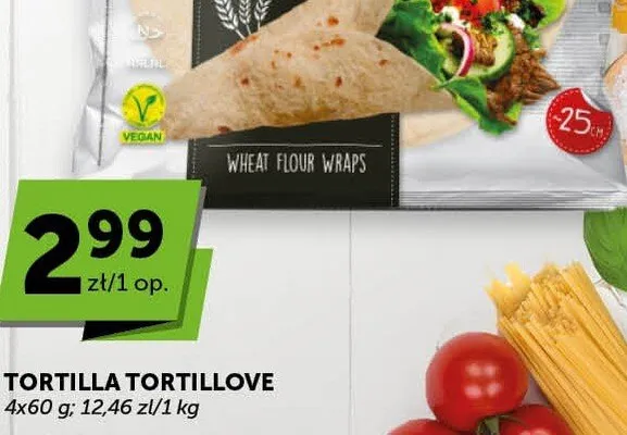 Tortilla pszenna Tortillove Wheat Flour Wraps promocja w Euro Sklep
