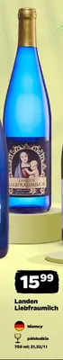 Wino białe półsłodkie Landen Liebfraumilch promocja w Netto