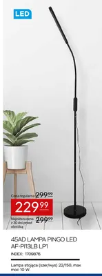 45AD Lampa Pingo LED AF-PI13LB LP1 promocja w Abra Meble