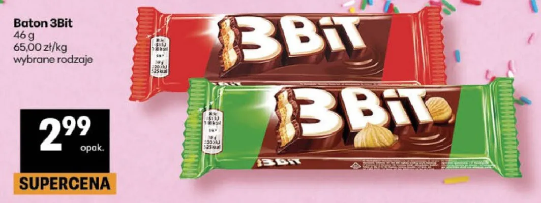 Baton 3Bit promocja w Delikatesy Centrum
