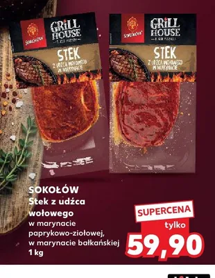 Stek z udźca wołowego w marynacie bałkańskiej Sokołów promocja w Kaufland