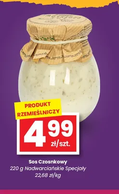 Sos czosnkowy Nadwarciańskie Specjały promocja w emma MARKET