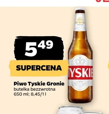 Piwo Tyskie Gronie promocja w Netto