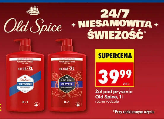 Żel pod prysznic Old Spice Captain promocja w Biedronka