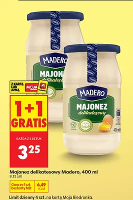 Majonez delikatesowy promocja w Biedronka