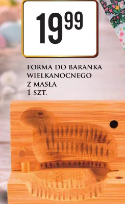 Forma do baranka wielkanocnego z masła Dino promocja w Dino