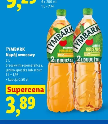Napój owocowy arbuz Tymbark promocja w Lidl