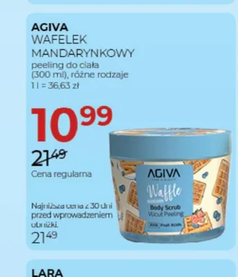 Peeling do ciała Agiva Wafelek Mandarynkowy promocja w Drogerie Jawa