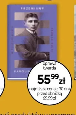 Książka Przemiany oprawa twarda promocja w Empik
