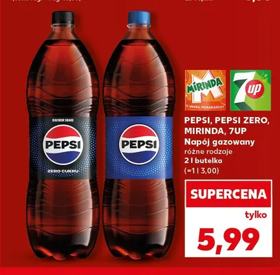 Napój gazowany Pepsi Zero promocja w Kaufland