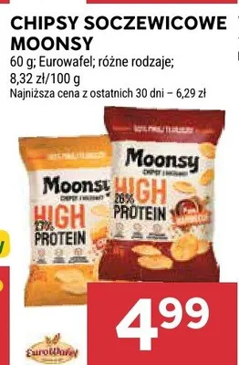 Chipsy soczewicowe Moonsy promocja w Stokrotka