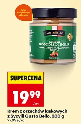 Krem z orzechów laskowych z Sycylii promocja w Biedronka
