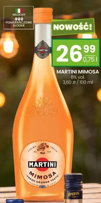 Wino Martini Mimosa pomarańczowe słodkie włoskie 8% vol. promocja w Twój Market
