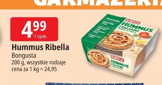 Hummus Ribella Bongusta promocja w Leclerc