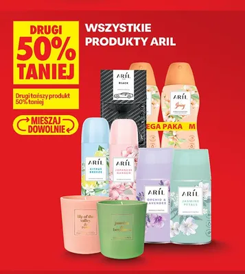 Produkty zapachowe Aril promocja w Biedronka