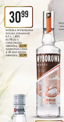 Wódka Wyborowa Polski Ziemniak promocja w Dino