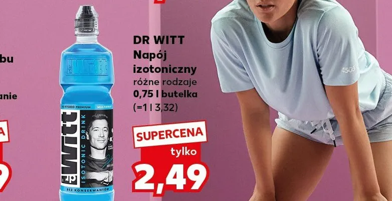 Napój izotoniczny DR WITT promocja w Kaufland