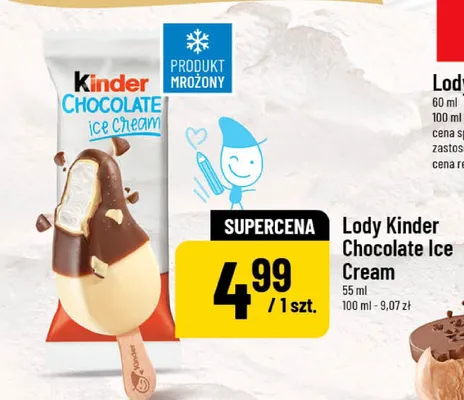 Lody Kinder Chocolate Ice Cream promocja w POLOmarket