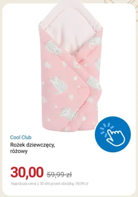 Rożek dziewczęcy Cool Club różowy promocja w Smyk