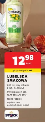 Wódka Lubelska smakowa promocja w Stokrotka