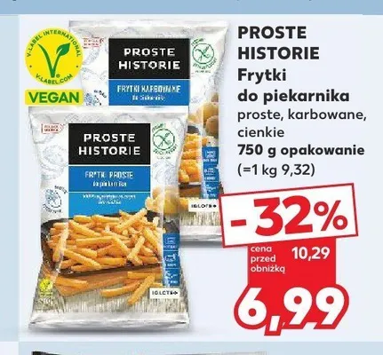 Frytki do piekarnika proste Proste Historie promocja w Kaufland