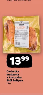 Ćwiartka wędzona z kurczaka Stół Sołtysa promocja w Netto
