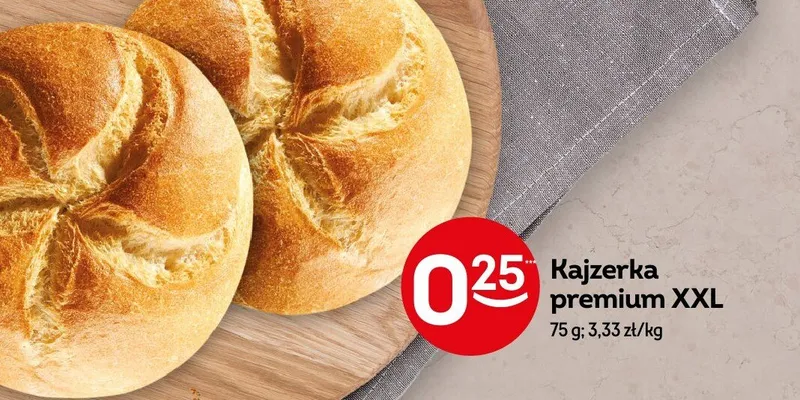 Kajzerka premium XXL promocja w Żabka