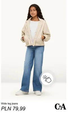 Jeansy wide leg C & A promocja w C&A