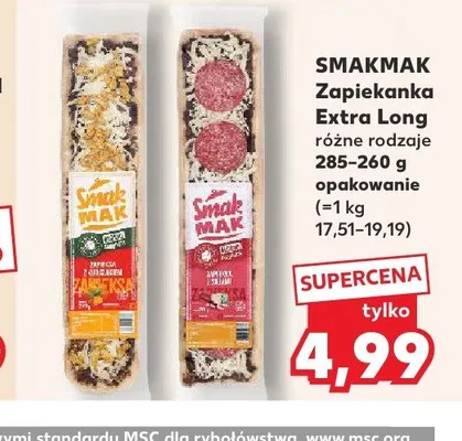 Zapiekanka Extra Long SMAKMAK promocja w Kaufland
