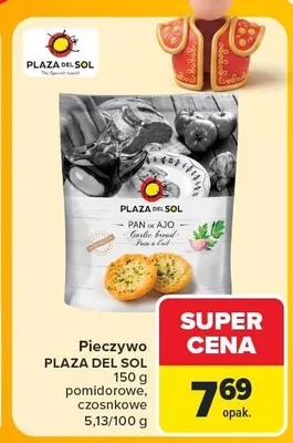 Pieczywo Plaza del Sol czosnkowe promocja w Carrefour