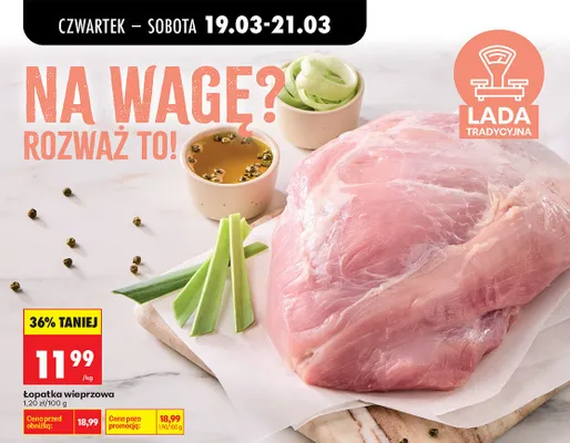 Łopatka wieprzowa promocja w Biedronka