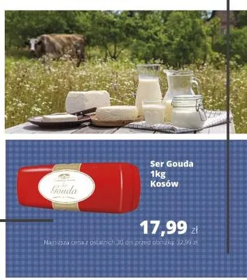 Ser Gouda Kosów promocja w Torimpex Toruńska Sieć Sklepów Spożywczych