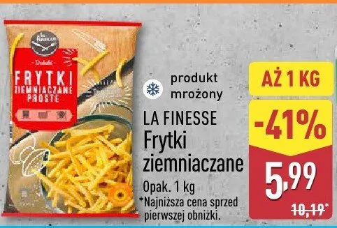 Frytki ziemniaczane  promocja w Aldi