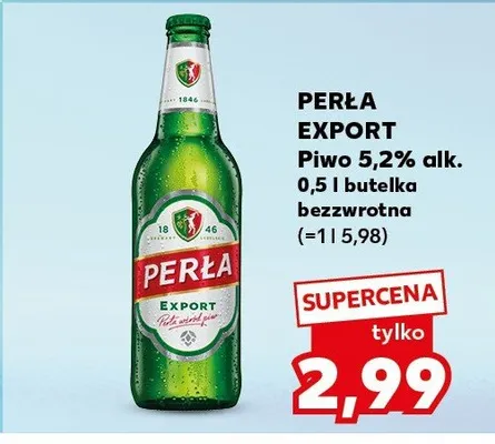Piwo 5,2% alk. promocja w Kaufland