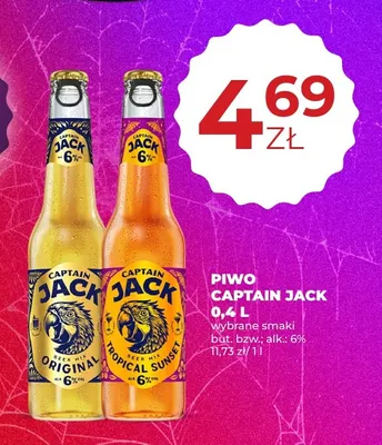 Piwo Captain Jack Tropical Sunset promocja w Duży Ben