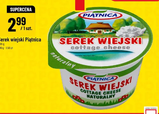 Serek wiejski Piątnica promocja w POLOmarket