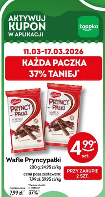 Wafle Pryncypałki promocja w Żabka