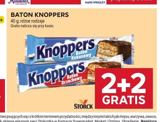 Baton Knoppers promocja w Stokrotka