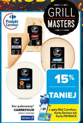 Ser pakowany Carrefour promocja w Carrefour Market