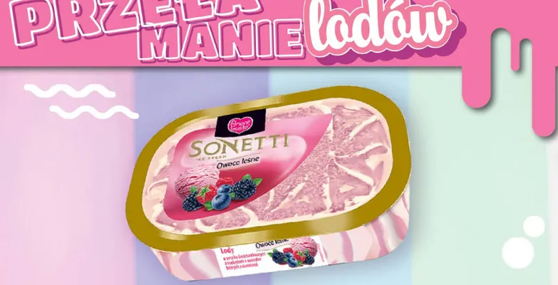 Lody Sonetti owoce leśne Amore Gusto promocja w POLOmarket