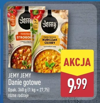 Danie gotowe różne rodzaje promocja w Aldi