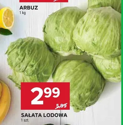 Sałata lodowa promocja w Stokrotka