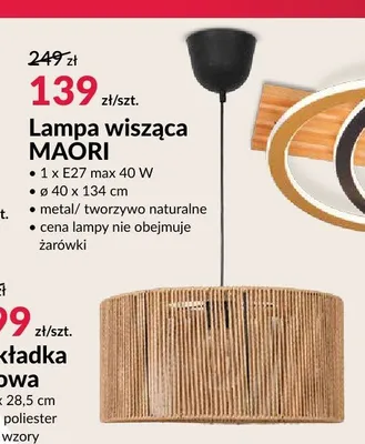 Lampa wisząca MAORI promocja w Salony Agata