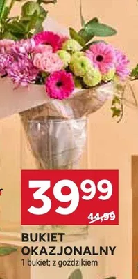 Bukiet okazjonalny z goździkiem promocja w Stokrotka