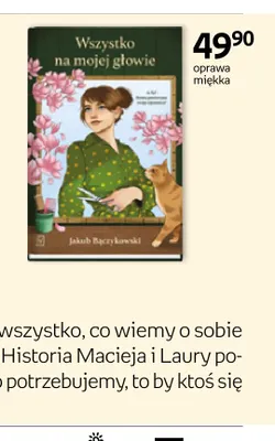 Książka Wszystko na mojej głowie Jakub Bączykowski promocja w Empik