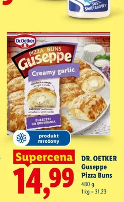 Pizza Buns Guseppe Creamy garlic Dr. Oetker promocja w Lidl