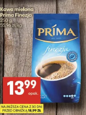 Kawa mielona Finezja promocja w Delikatesy Centrum