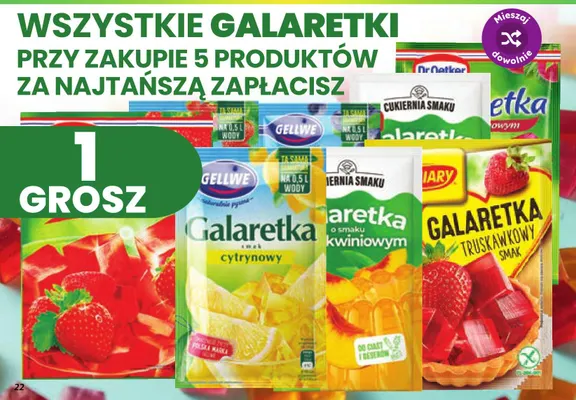 Galaretka cytrynowa Gellwe promocja w Dino