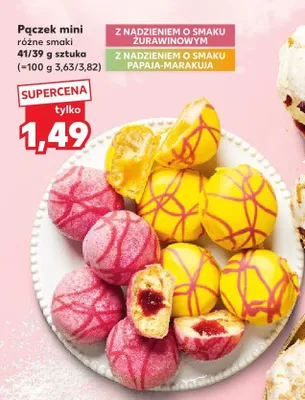 Pączek mini różne smaki  promocja w Kaufland